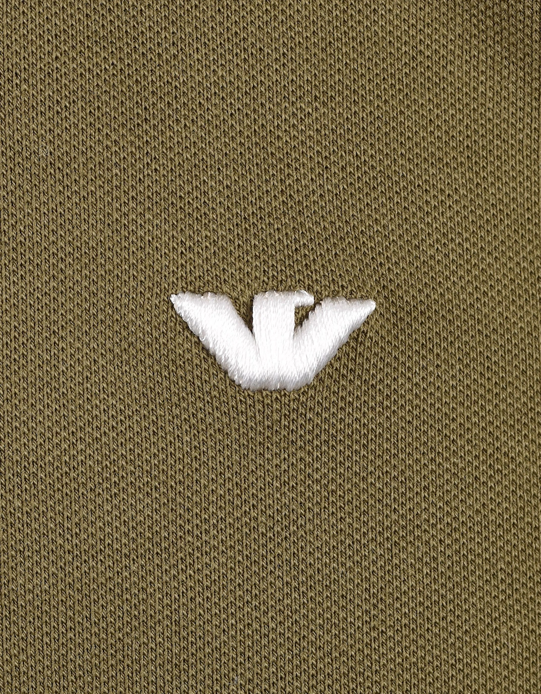 EMPORIO ARMANI ESSENTIAL TIPPED POLO GREEN