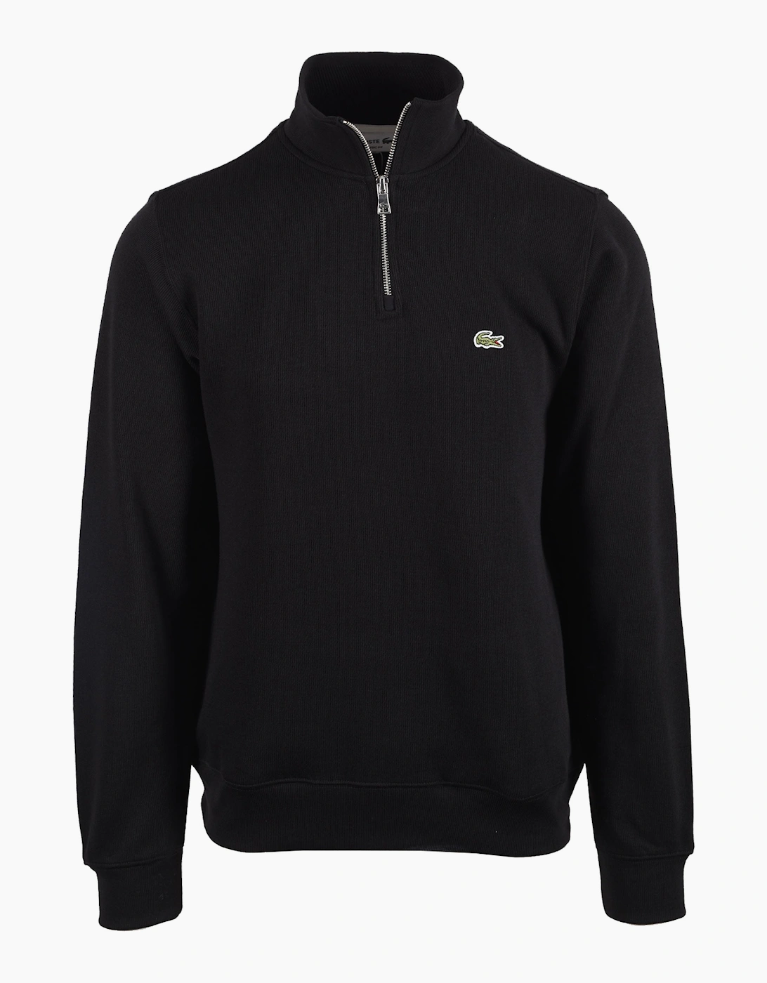 LACOSTEB HALF ZIP SWEATSHIRT BLACK