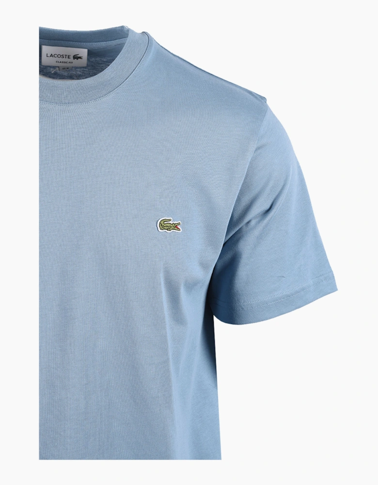 LACOSTE TEE MID BLUE