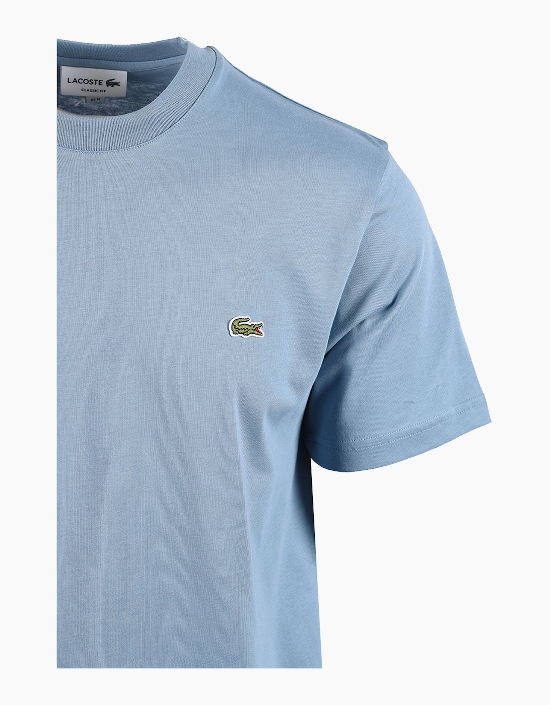 LACOSTE TEE MID BLUE