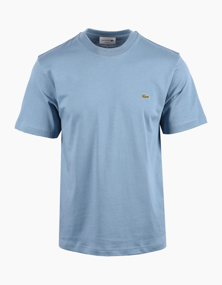 LACOSTE TEE MID BLUE