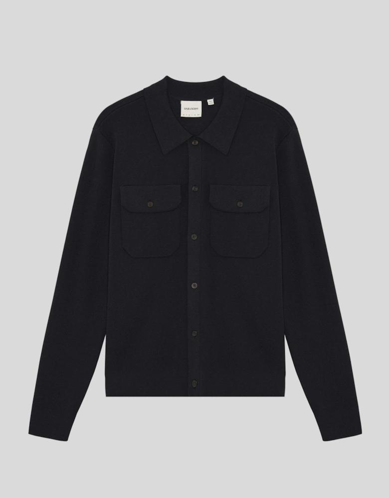 Utility Knit Overshirt