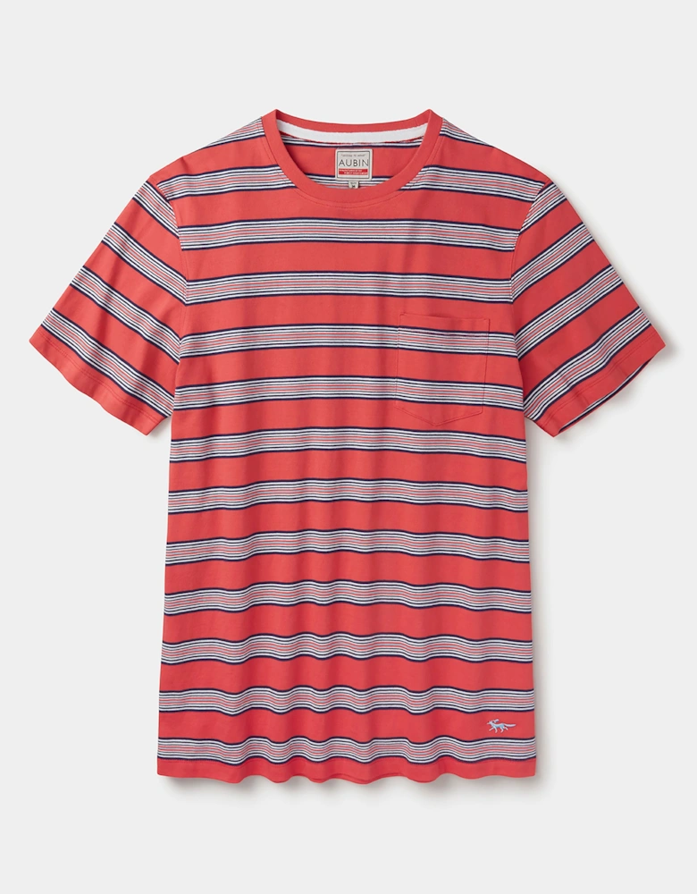 Barnes Striped Pocket T-Shirt