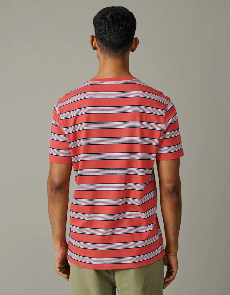 Barnes Striped Pocket T-Shirt