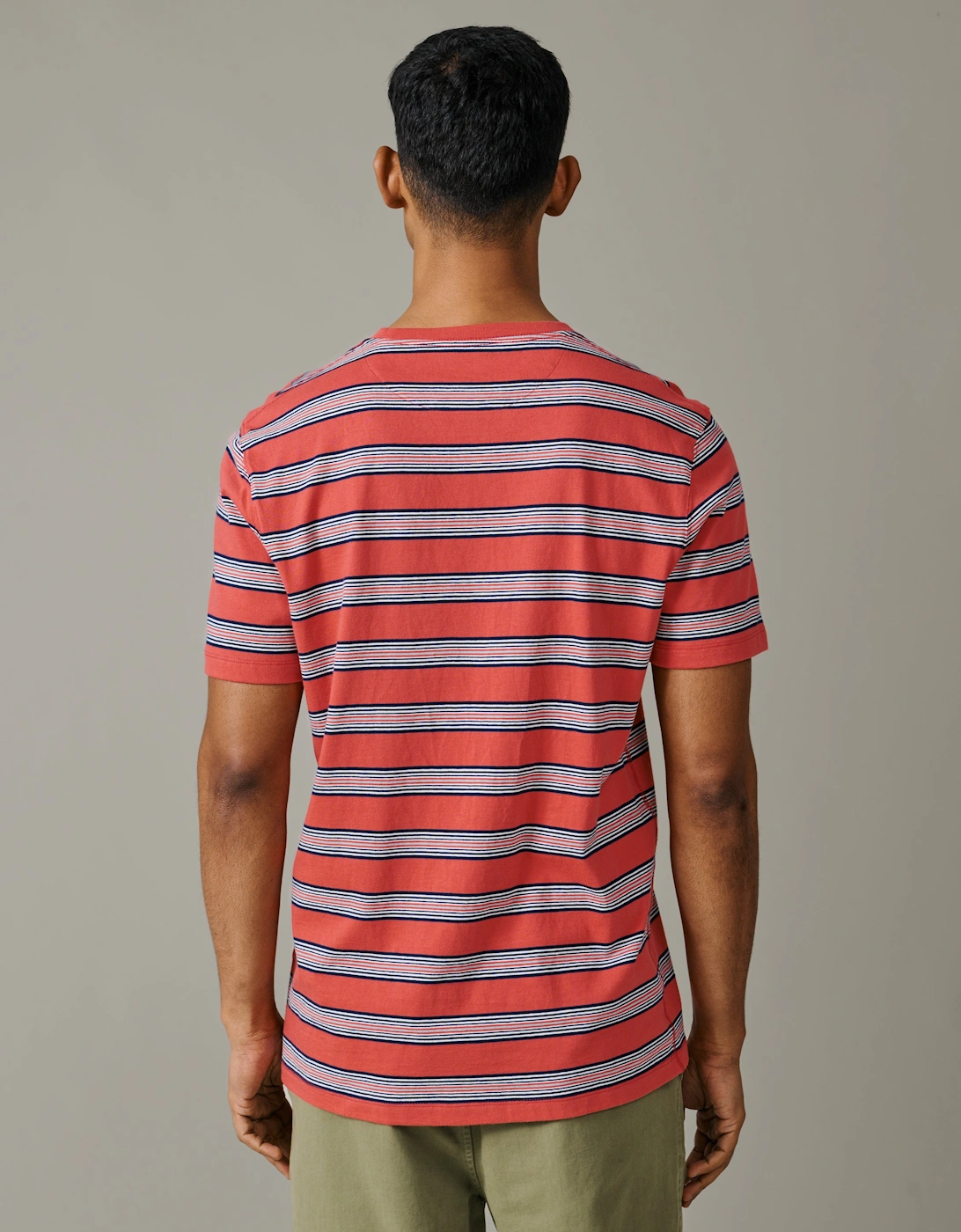 Barnes Striped Pocket T-Shirt