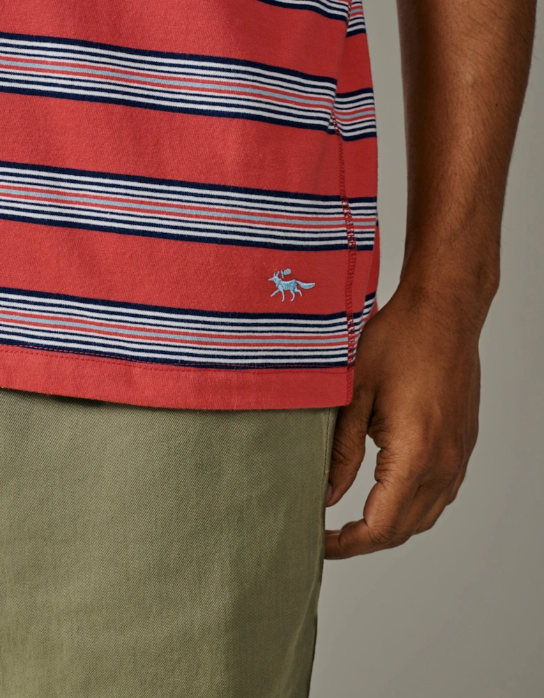 Barnes Striped Pocket T-Shirt