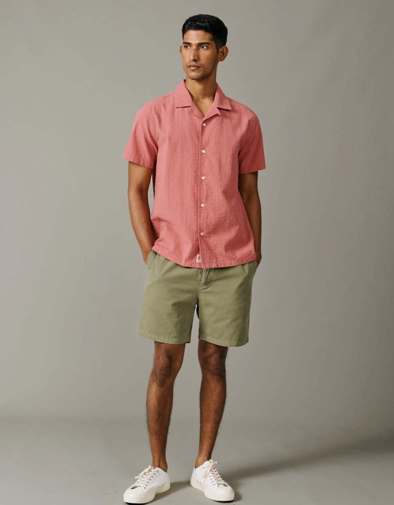 Brambling Seersucker Short Sleeved Shirt