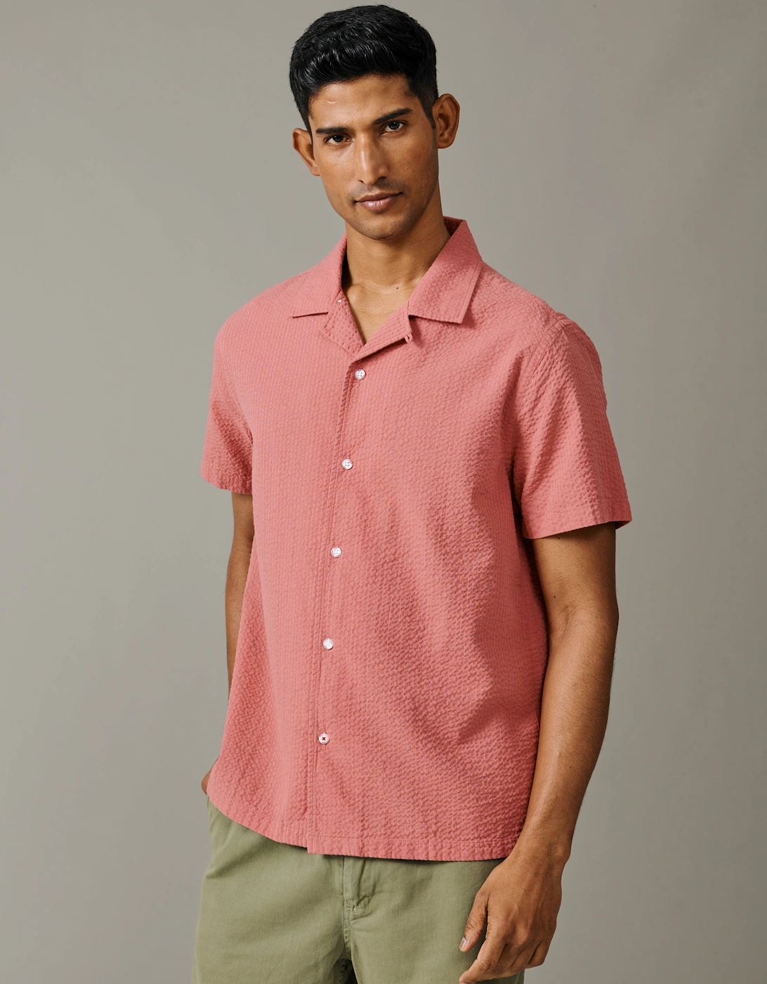 Brambling Seersucker Short Sleeved Shirt, 6 of 5