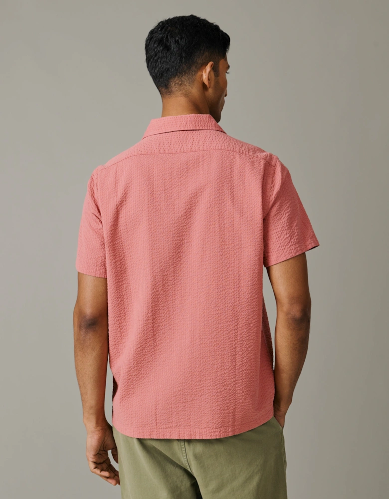 Brambling Seersucker Short Sleeved Shirt