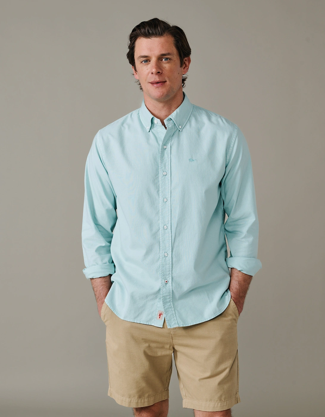 Horkstow Lightweight Relaxed Oxford Shirt, 7 of 6