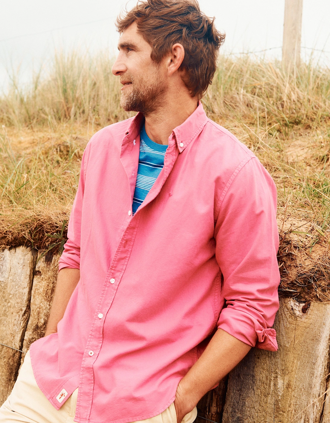 Horkstow Lightweight Relaxed Oxford Shirt, 7 of 6
