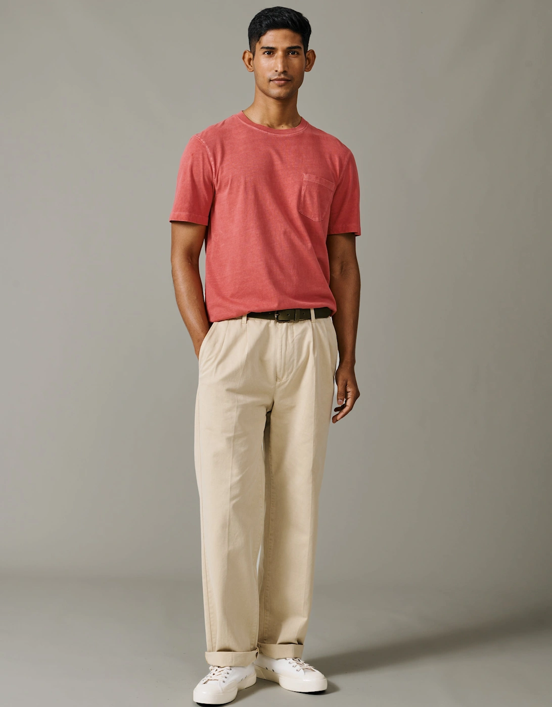 Hareby Garment Dyed Cotton T-Shirt