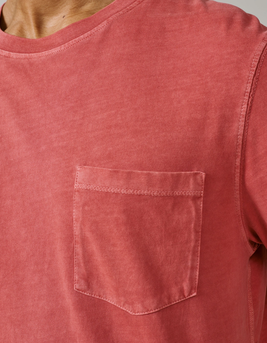 Hareby Garment Dyed Cotton T-Shirt
