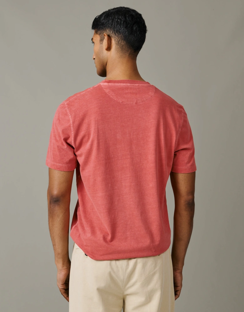 Hareby Garment Dyed Cotton T-Shirt