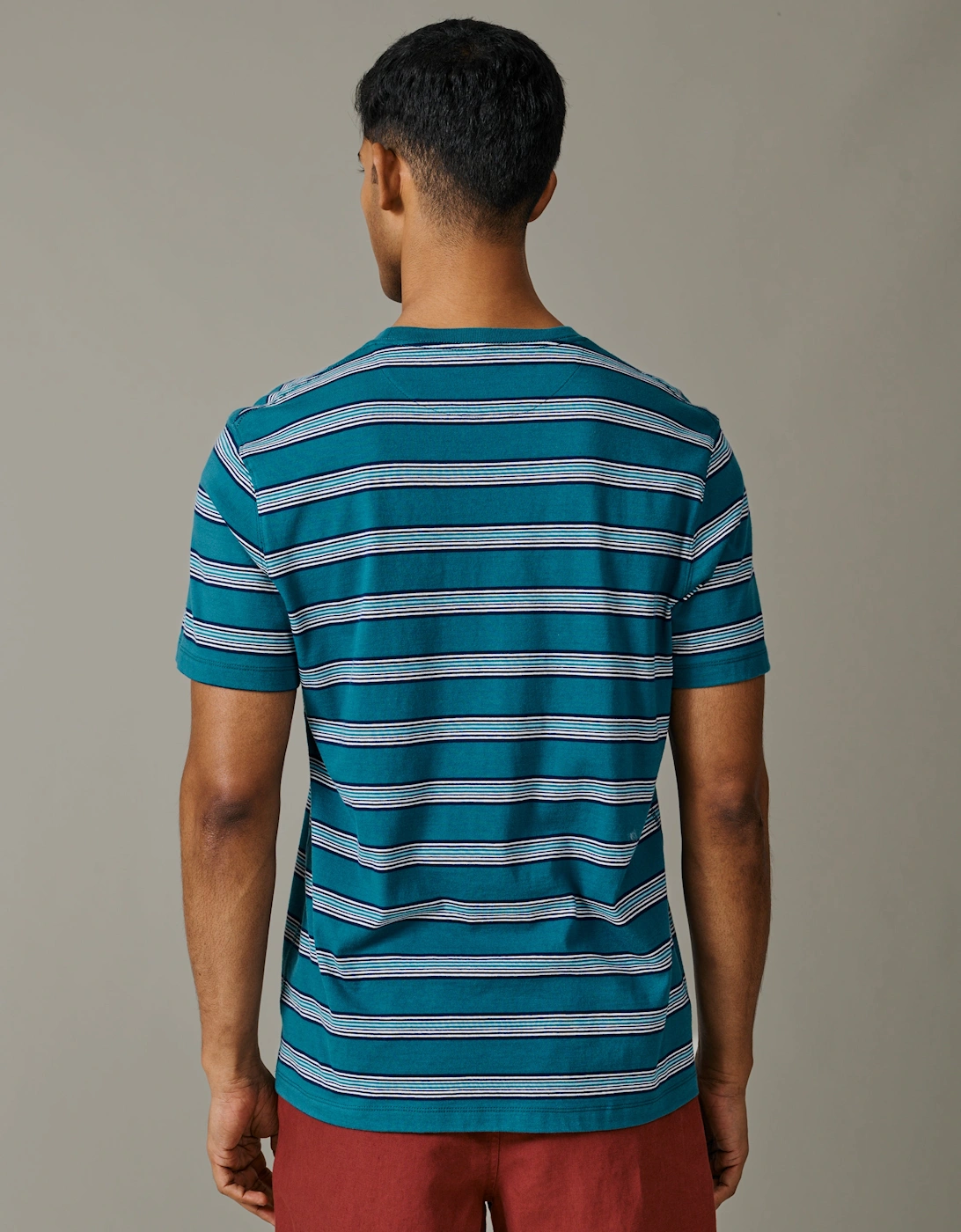 Barnes Striped Pocket T-Shirt