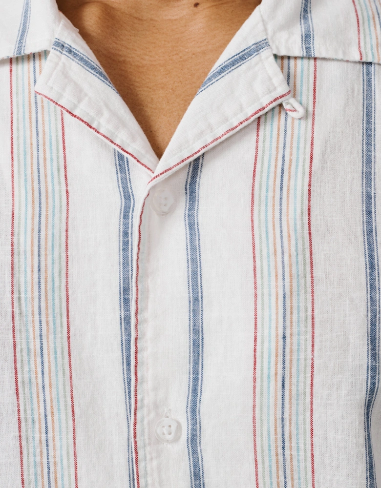 Abbey Cuban Collar Short Sleeved Shirt