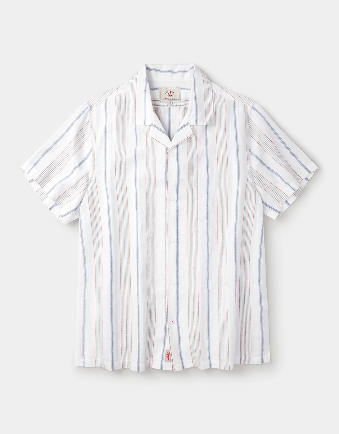 Abbey Cuban Collar Short Sleeved Shirt