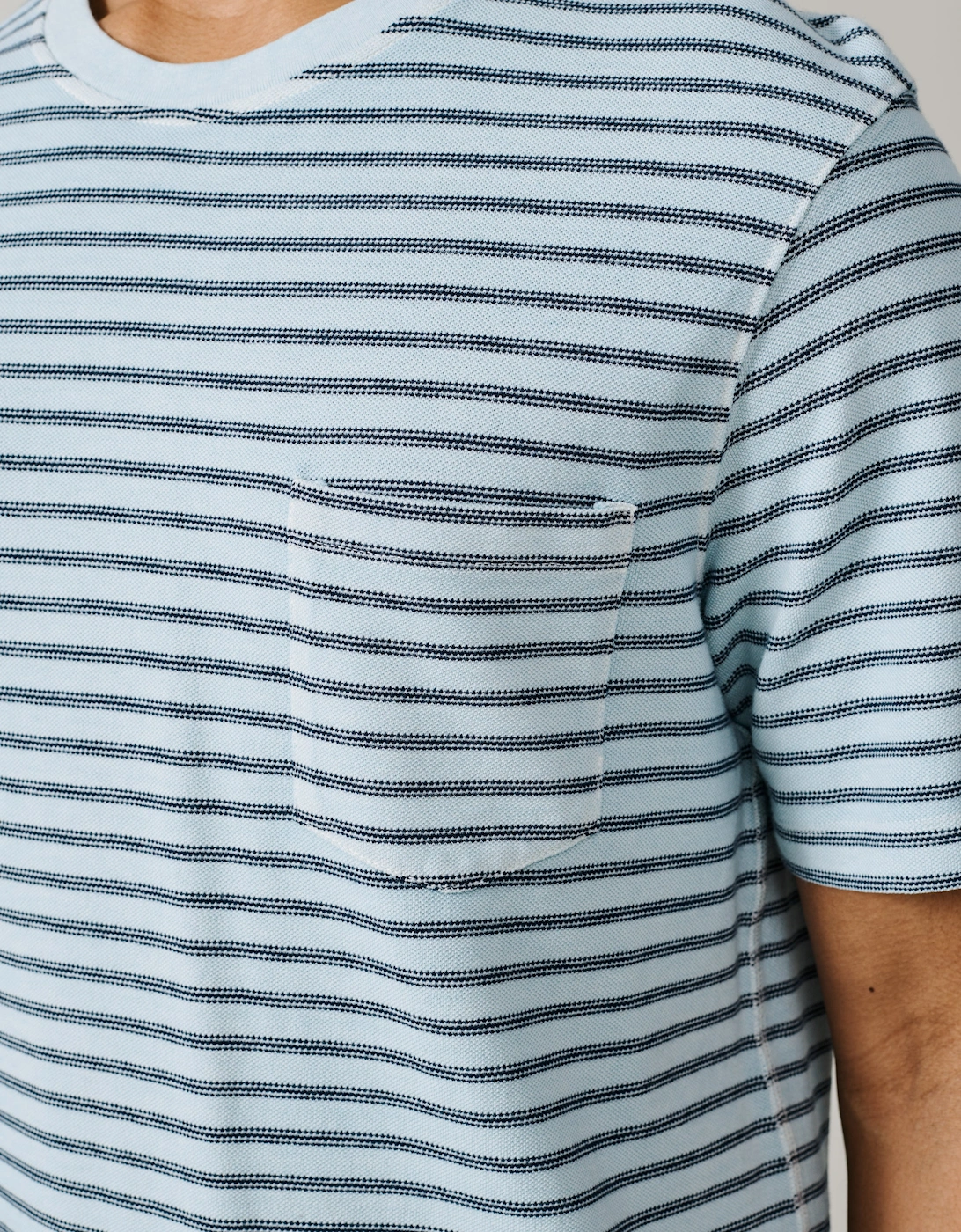 Humby Pique Striped T-Shirt