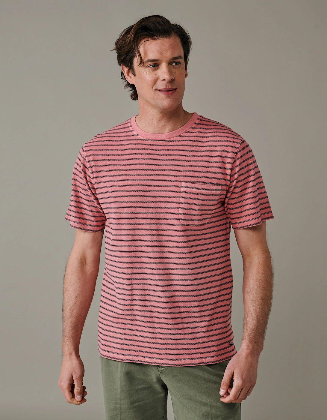 Humby Pique Striped T-Shirt