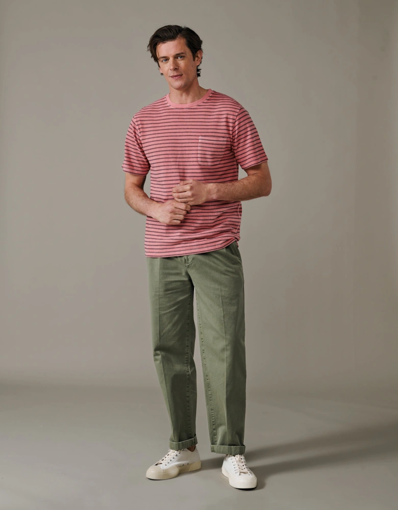 Humby Pique Striped T-Shirt