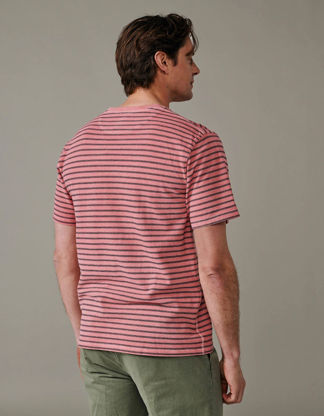 Humby Pique Striped T-Shirt