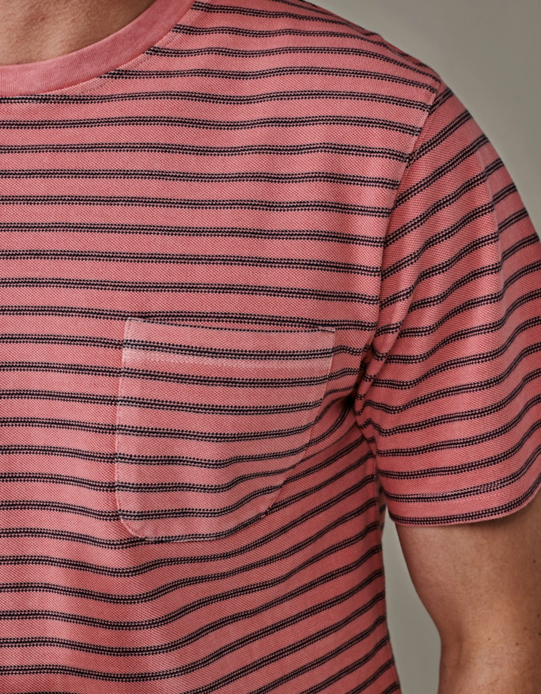 Humby Pique Striped T-Shirt