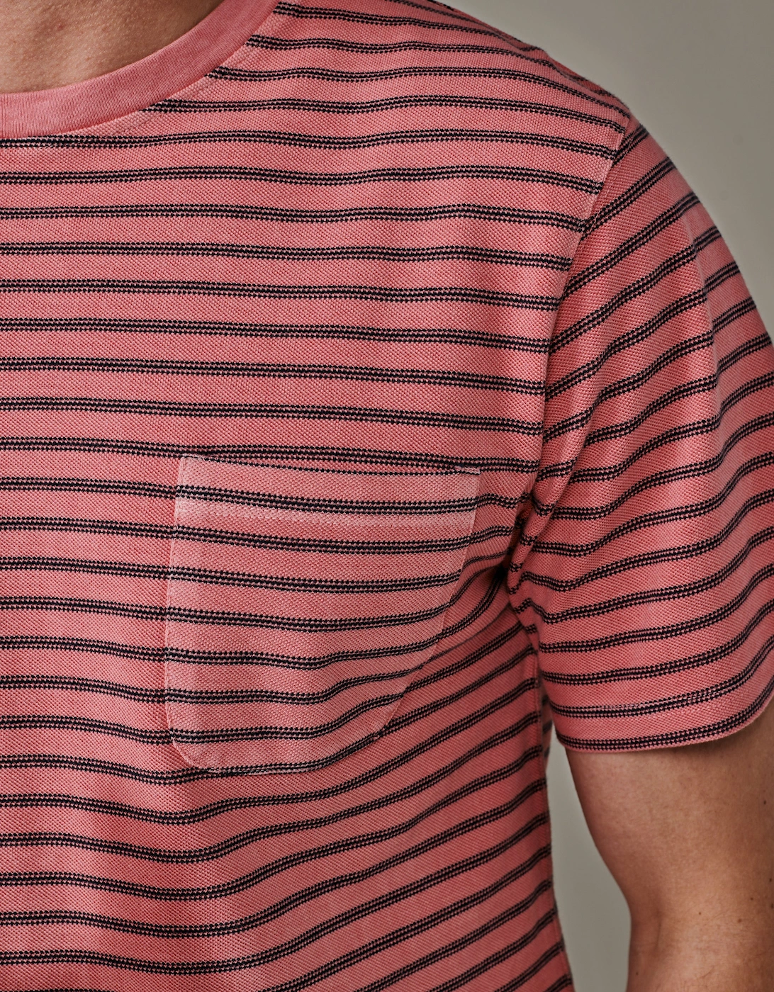 Humby Pique Striped T-Shirt