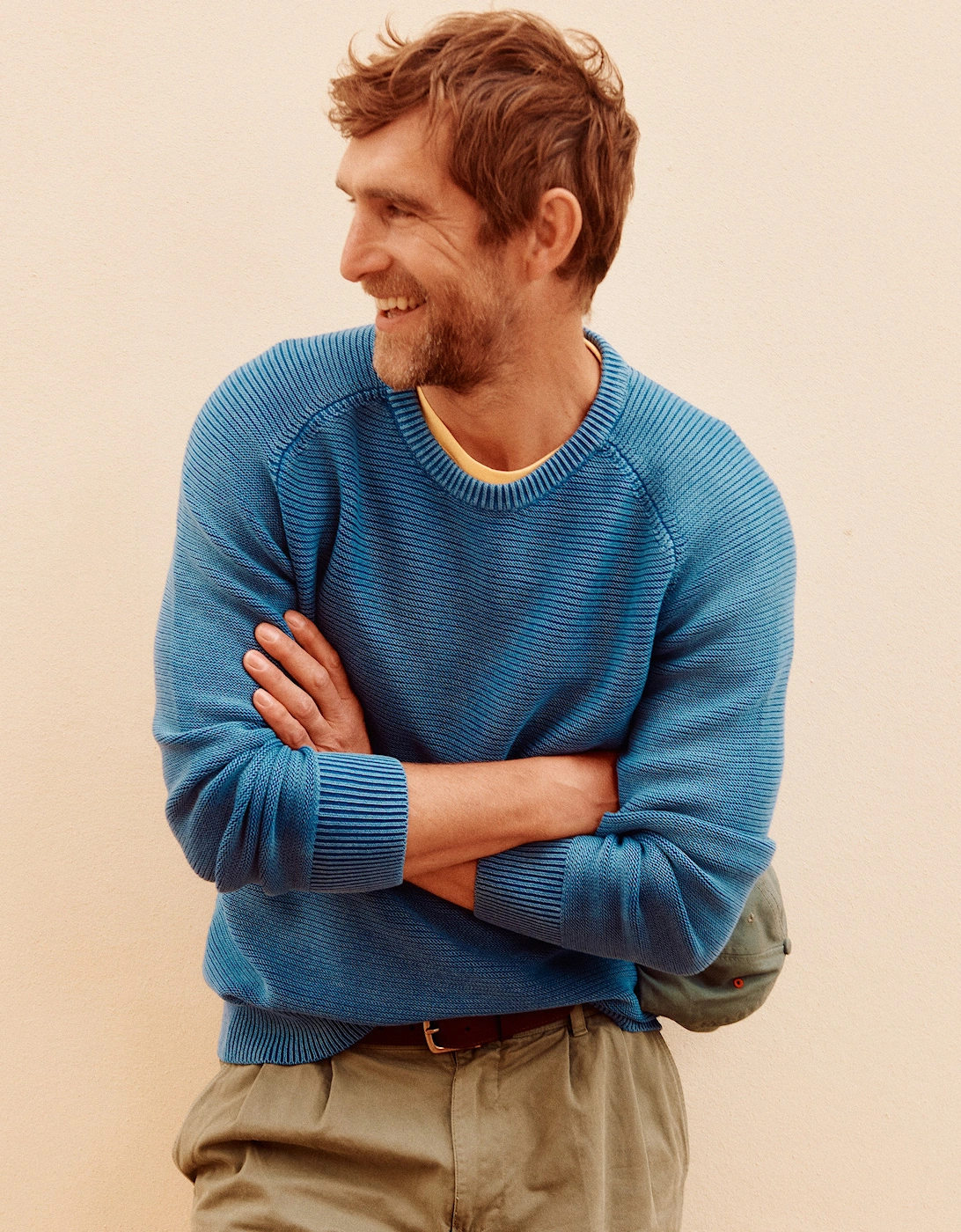 Saxilby Cotton Tuck Stitch Crew, 7 of 6