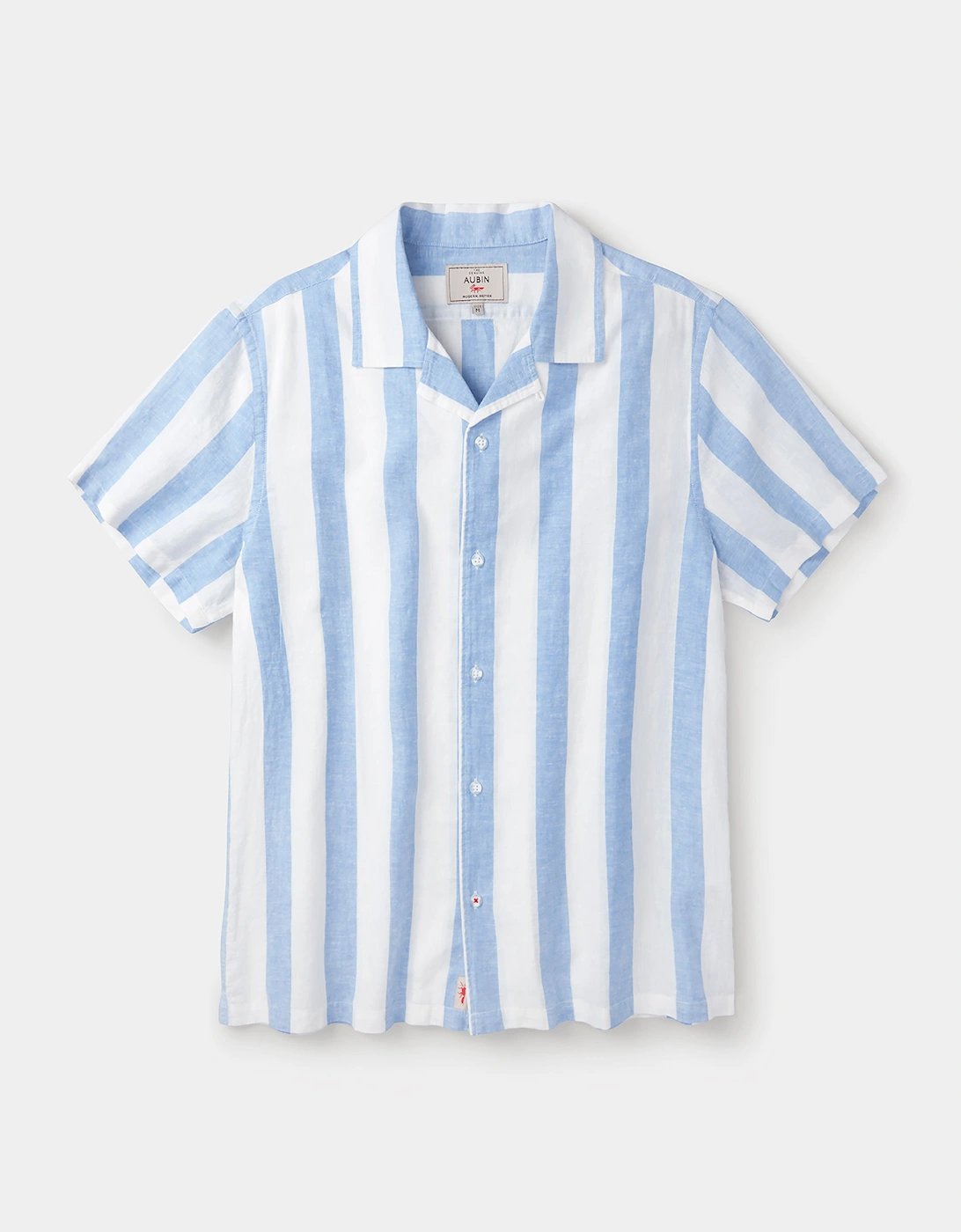 Abbey Cuban Collar Short Sleeved Shirt
