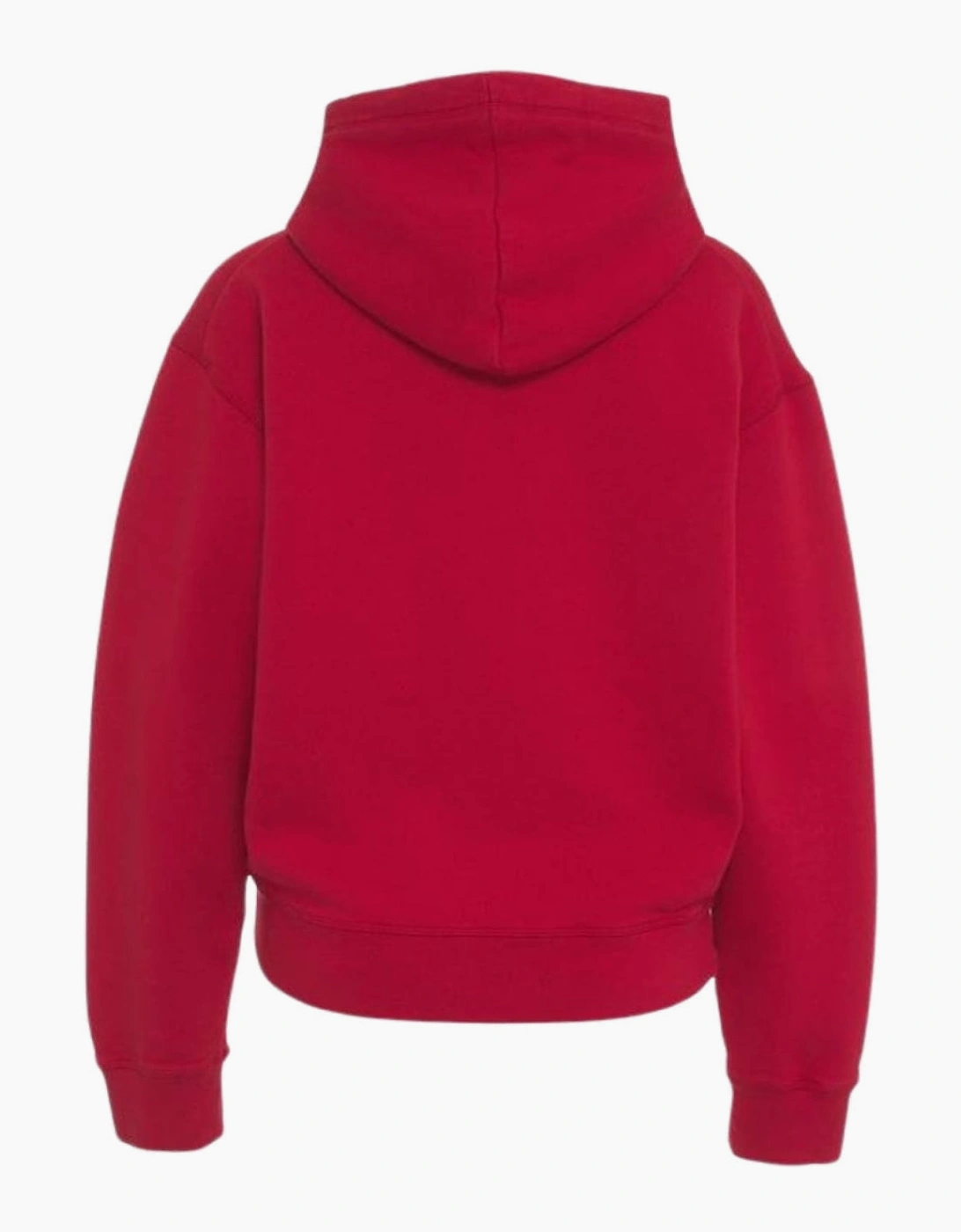 Dsquared2 Milano Flocked Logo Hoodie in Red