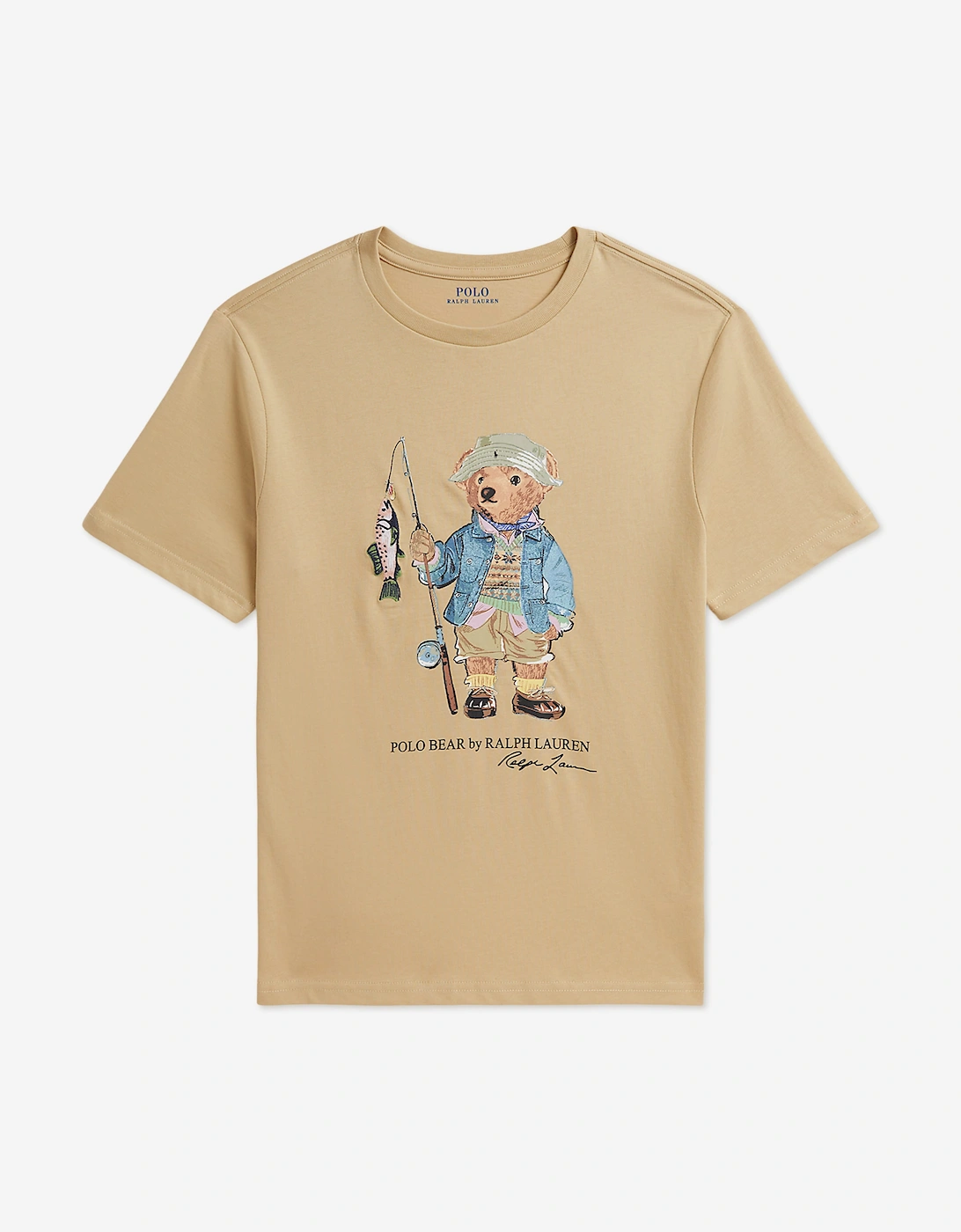 Ralph Lauren Boys Polo Bear T-Shirt in Beige