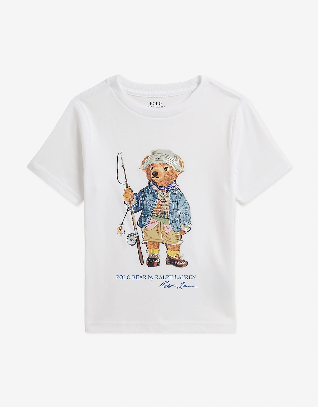 Ralph Lauren Boys Polo Bear T-Shirt in White