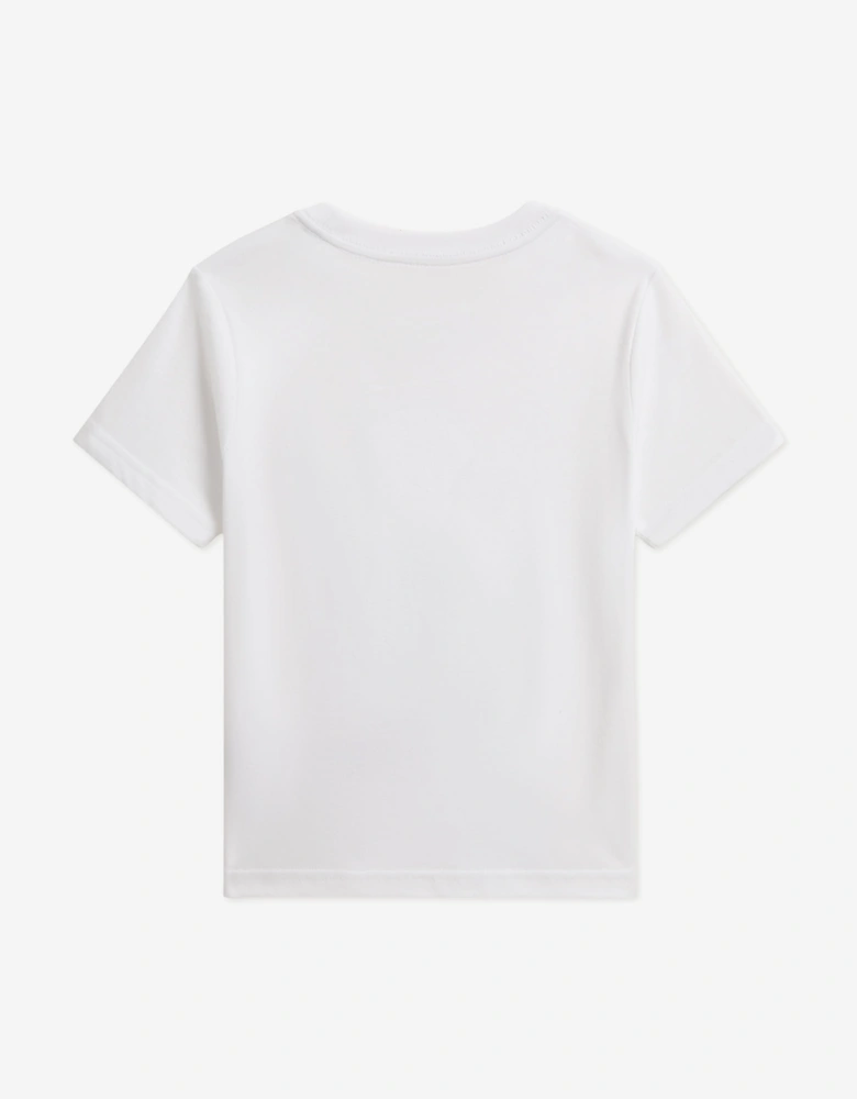 Ralph Lauren Boys Polo Bear T-Shirt in White