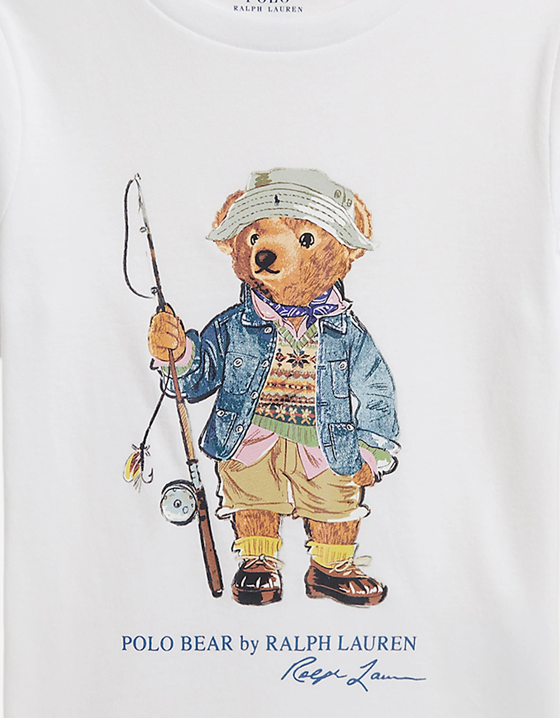 Ralph Lauren Boys Polo Bear T-Shirt in White