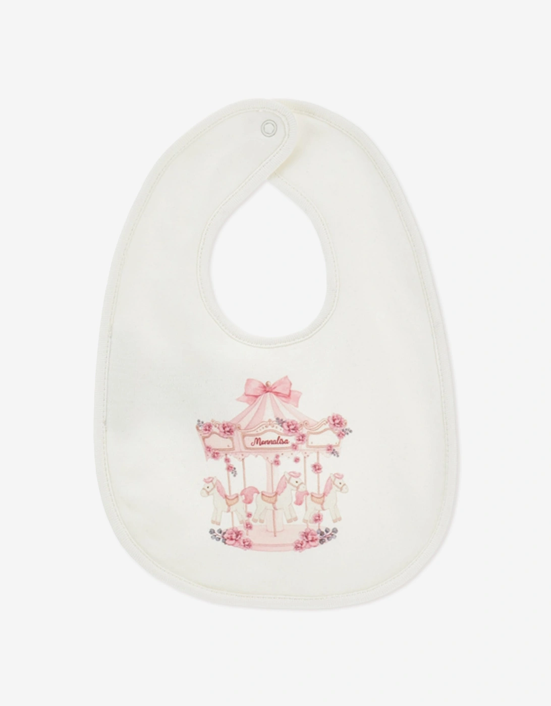 Monnalisa Baby Girls Carousel Babygrow Gift Set in Ivory