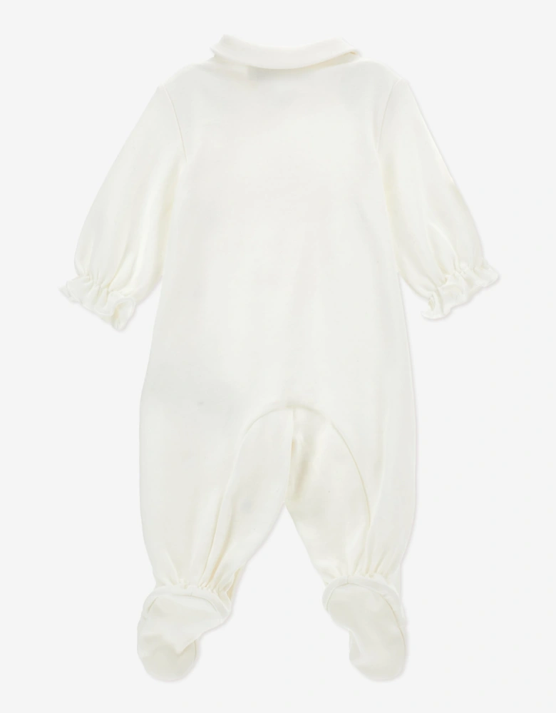 Monnalisa Baby Girls Carousel Babygrow Gift Set in Ivory