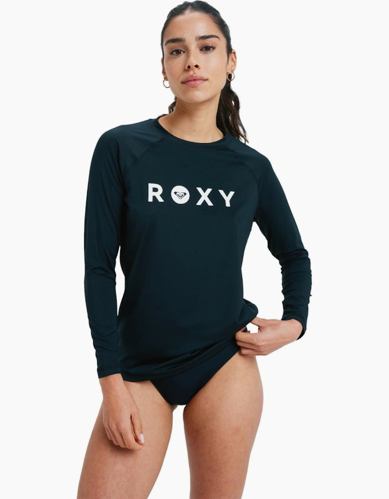 Roxy Womens Essential Lycra Long Sleeve Rash Vest