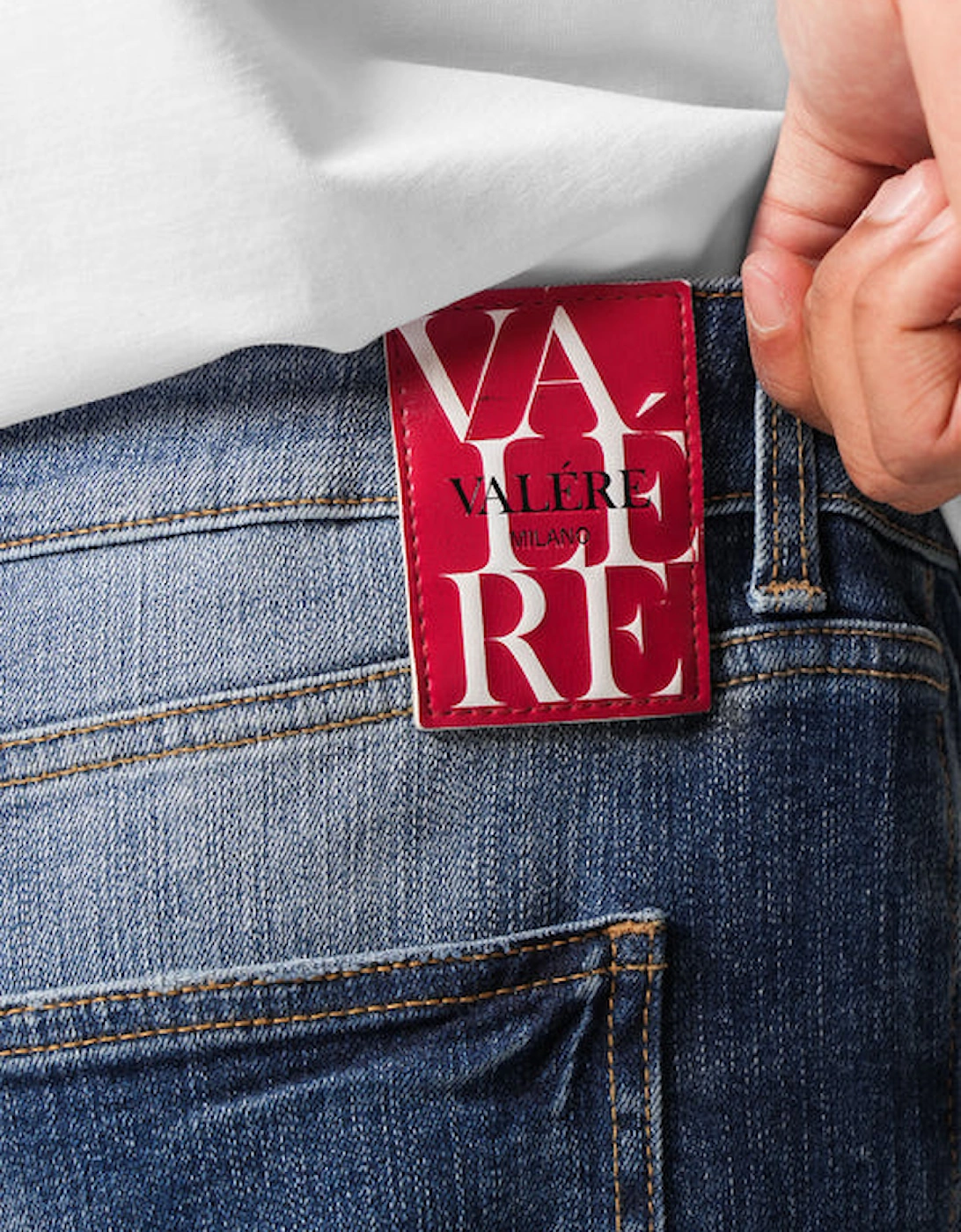 Valere Milano Cengalo Rip & Repair Jean - Blue