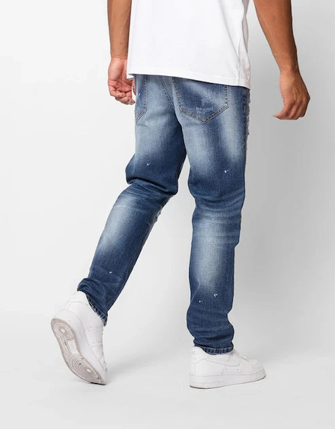 Valere Milano Cengalo Rip & Repair Jean - Blue