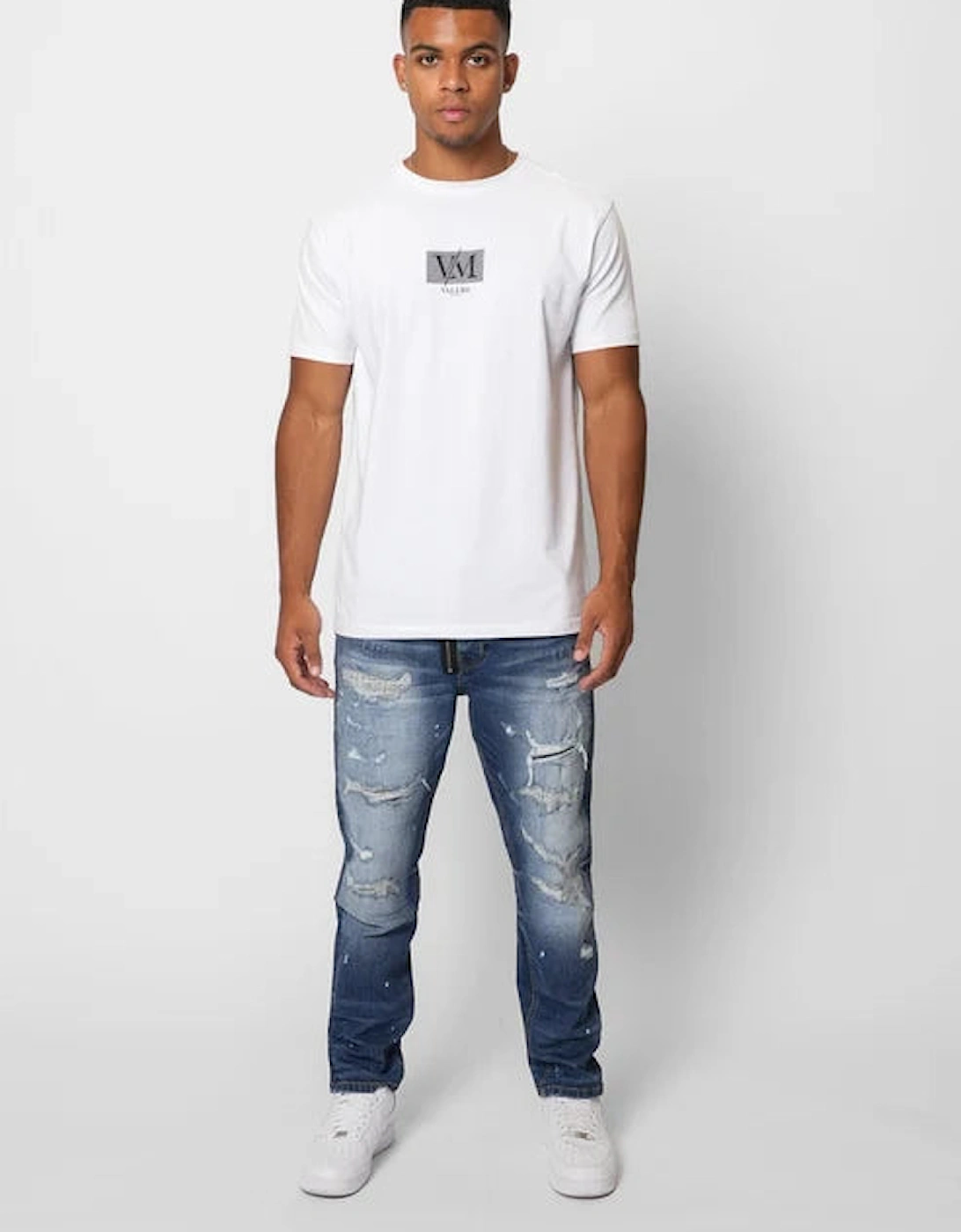 Valere Milano Cengalo Rip & Repair Jean - Blue