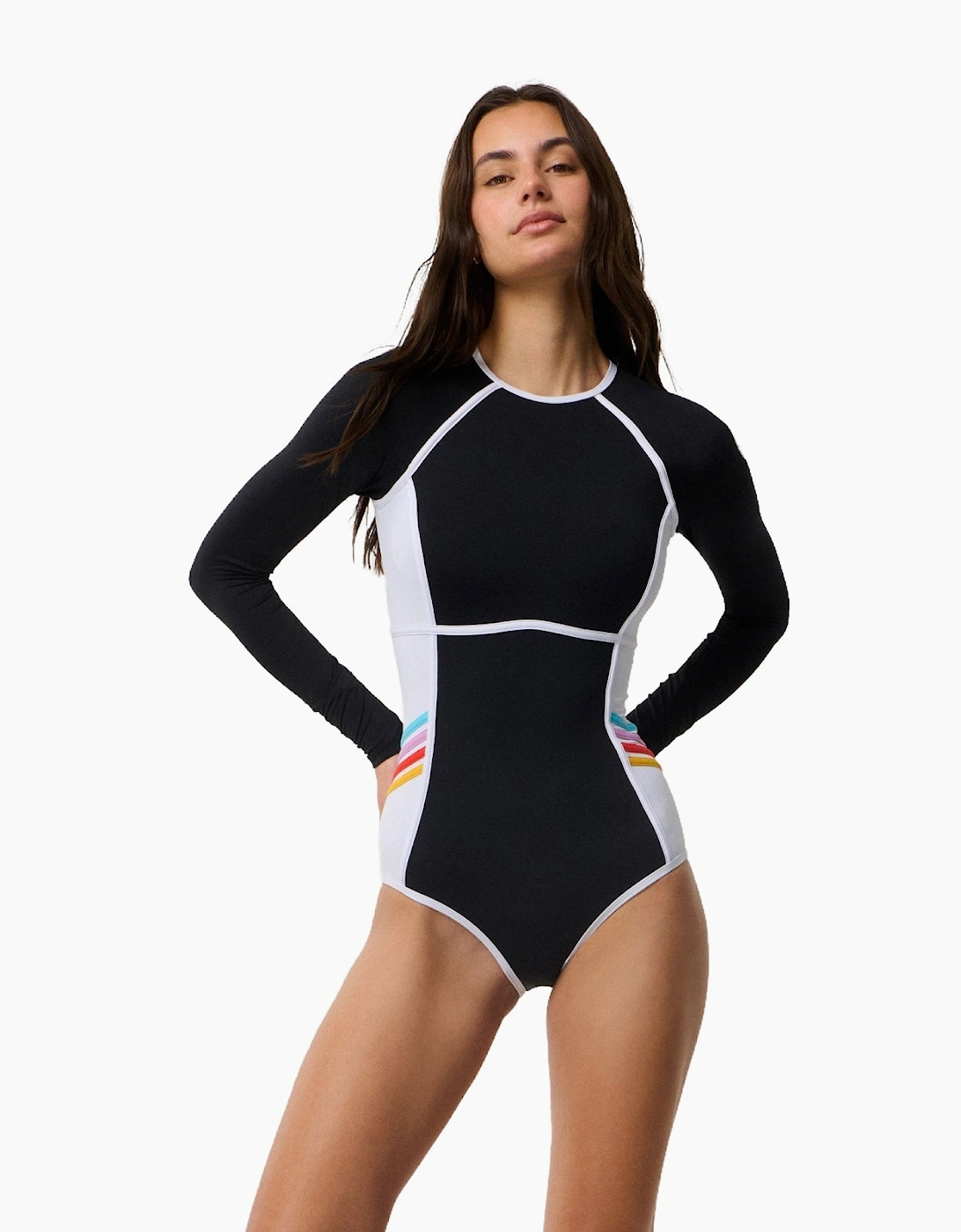 Rip Curl Womens Swell Revival One-Piece Long Sleeve Rash Vest