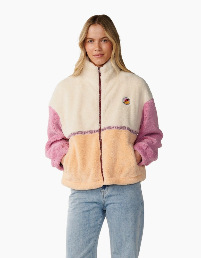 Rip Curl Womens Surf Revival Heritage Polar Full Zip Fleece