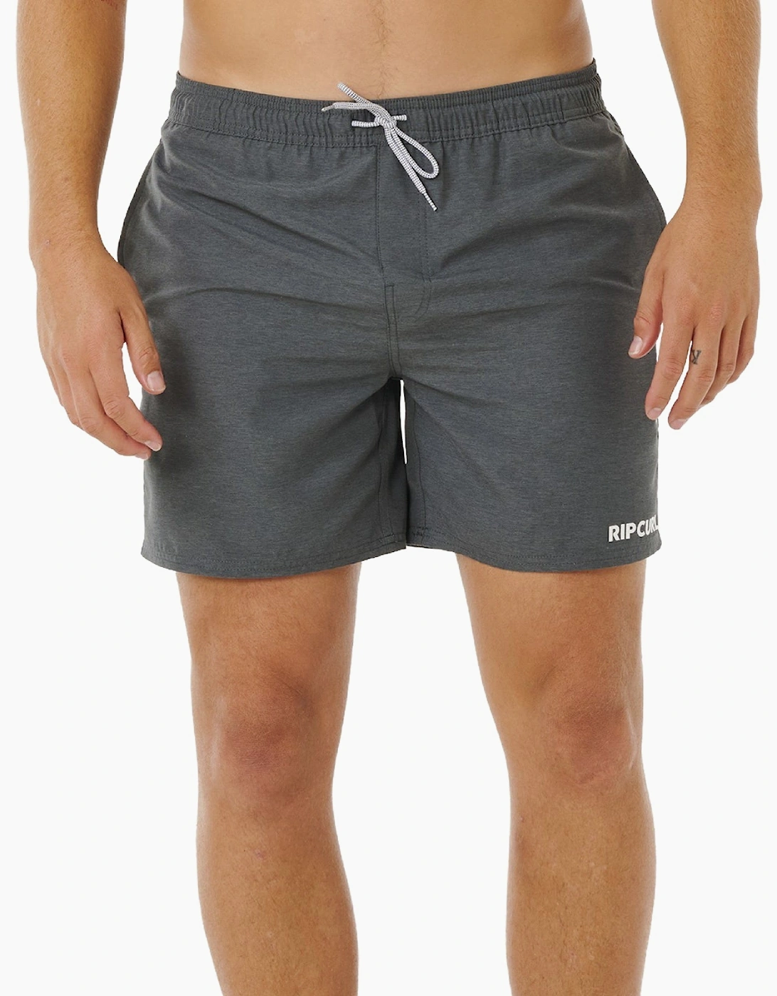 Ripcurl Men's Black Rip Curl Streamline Heather Volley Boardshorts - Size 44/32