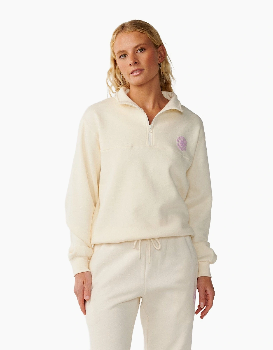Rip Curl Womens Party Wave Half Zip Fleece