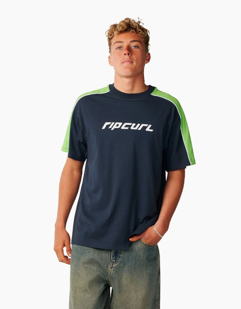 Rip Curl Mens Archive Panel Short Sleeve T-Shirt