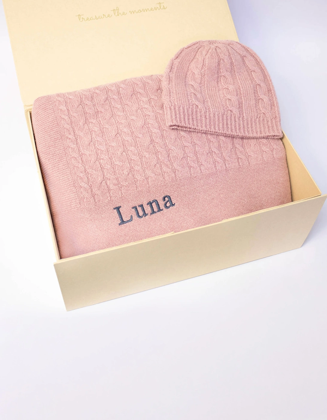 Classic Cashmere Baby Gift Set in Rosewood Pink, 4 of 3