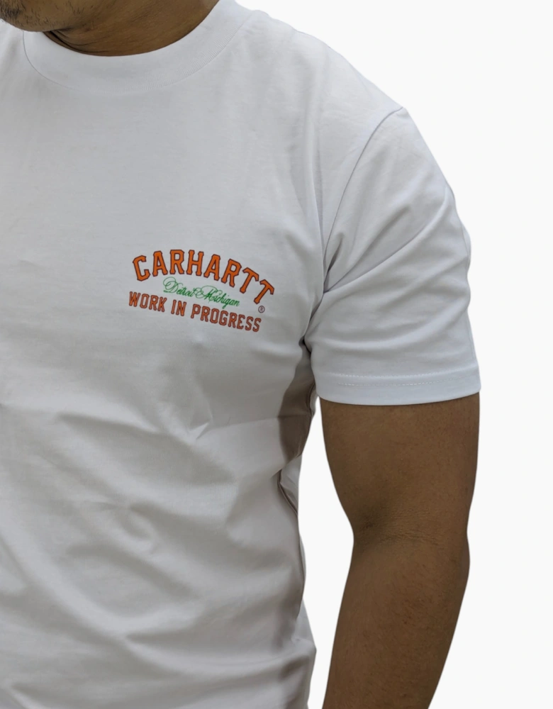 Carhartt WIP Mens T Shirts Printed Relaxed Fit Short Sleeve Cotton Tee Detroit