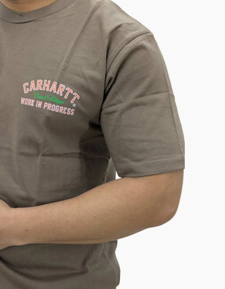 Carhartt WIP Mens T Shirts Printed Relaxed Fit Short Sleeve Cotton Tee Detroit