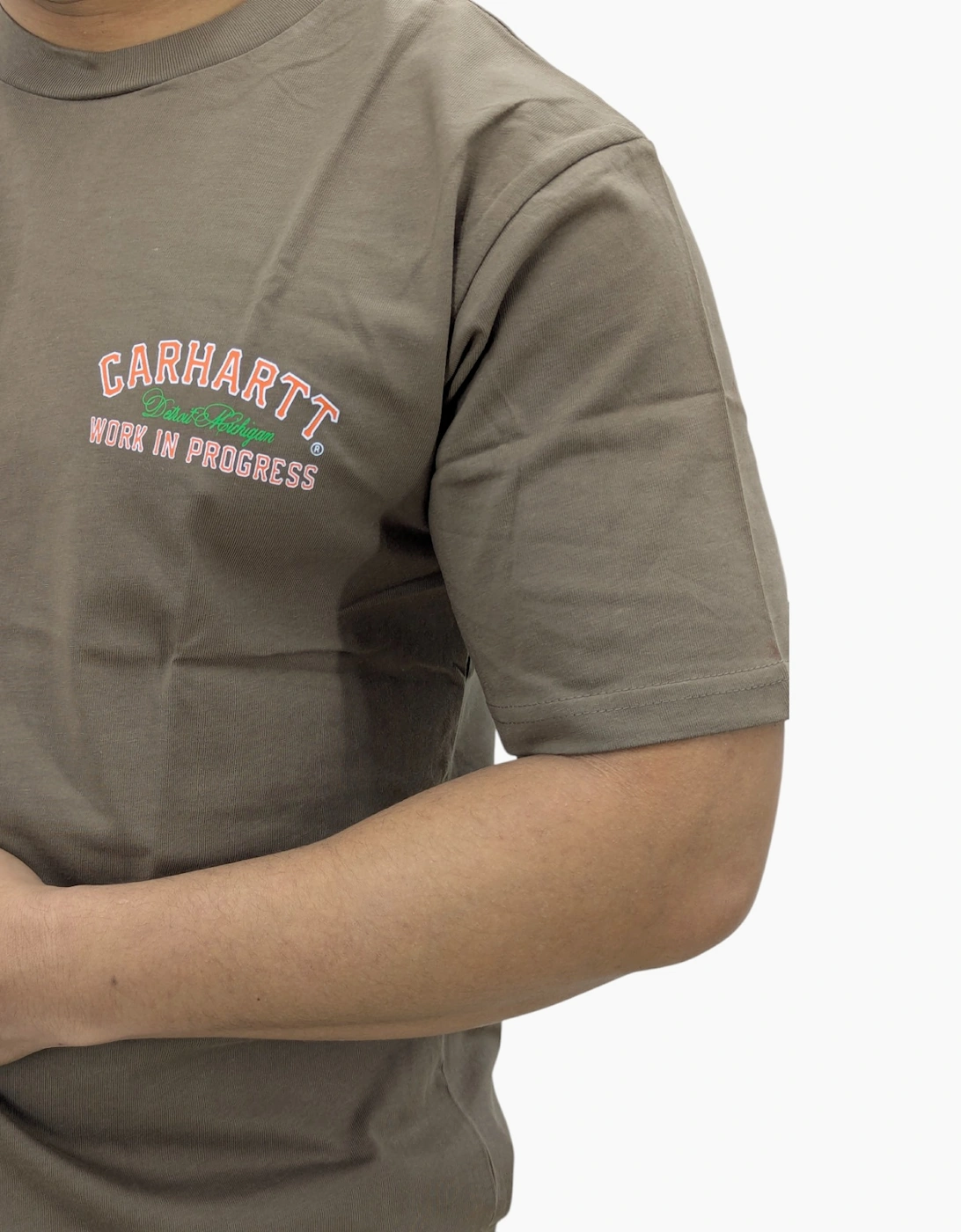 Carhartt WIP Mens T Shirts Printed Relaxed Fit Short Sleeve Cotton Tee Detroit