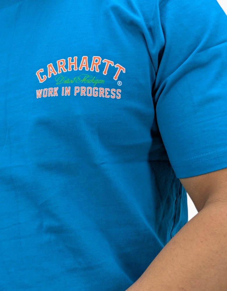 Carhartt WIP Mens T Shirts Printed Relaxed Fit Short Sleeve Cotton Tee Detroit